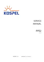 Kospel PPE2 Service Manual preview