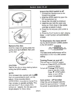 Preview for 7 page of Koss CDP2581 series Owner'S Manual