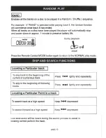 Preview for 11 page of Koss CDP2581 series Owner'S Manual