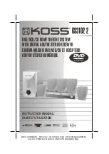 Preview for 1 page of Koss KS3102-2 Instruction Manual