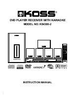 Preview for 49 page of Koss KS4380-2 Instruction Manual