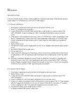 Koss SX30 Operating Instructions preview