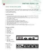 Koukaam NETIO-230C Quick Installation Manual preview