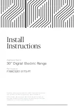 Kova F766C52E101TS-PT Install Instructions Manual preview