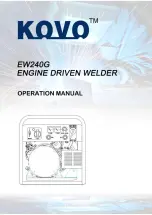 KOVO EW240G Operation Manual предпросмотр