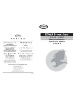 Kowa BD42-8XD prominar Instruction Manual предпросмотр