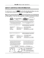 Предварительный просмотр 4 страницы Kozi DV1-FS series Owner'S Manual