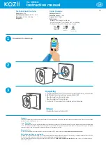 Preview for 2 page of KOZii KPRI3840 Instruction Manual