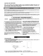 Preview for 20 page of kozy heat 55801 Installation & Operating Manual