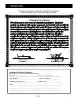 Preview for 2 page of kozy heat 932 Installation And Operating Manual