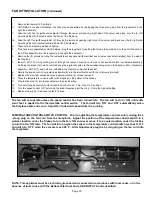 Preview for 16 page of kozy heat 932 Installation And Operating Manual