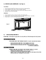 Предварительный просмотр 9 страницы kozy heat 961 DV Installation & Operating Instructions Manual