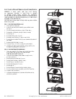 Preview for 42 page of kozy heat BAY-36-BW Installation And Operation Manual