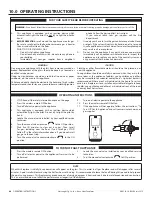 Preview for 44 page of kozy heat BAY-36-BW Installation And Operation Manual