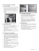 Предварительный просмотр 17 страницы kozy heat BAY-41-L Installation And Operation Manual