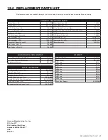 Предварительный просмотр 47 страницы kozy heat BAY-41-L Installation And Operation Manual