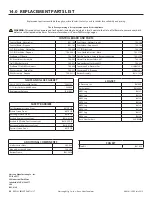 Предварительный просмотр 54 страницы kozy heat BAY-41-LE Installation And Operation Manual