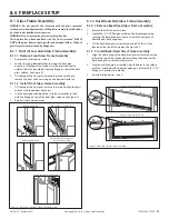 Preview for 57 page of kozy heat CALLAWAY ST Installation And Operation Manual