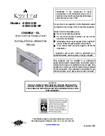 Preview for 1 page of kozy heat CSK-335 Installation & Operating Manual