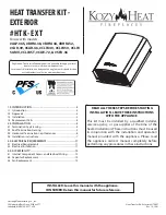 Предварительный просмотр 1 страницы kozy heat HTK-EXT Manual