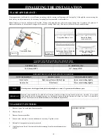 Preview for 16 page of kozy heat JOR-30 Installation Manual