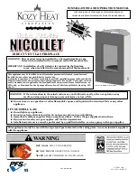 Предварительный просмотр 1 страницы kozy heat Nicollet NCL-195 Installation And Operation Manual