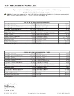 Preview for 54 page of kozy heat SP-34-LE Installation And Operation Manual