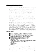 Preview for 3 page of Kozy-World 602-30 Operation And Installation Manual