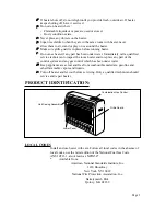 Preview for 4 page of Kozy-World KWN185 User'S Operation And Installation Manual