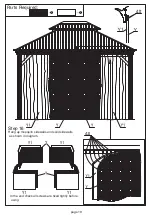 Preview for 23 page of Kozyard 10'x12' Caesar Assembly Manual