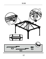 Preview for 17 page of Kozyard 12 Ft.x16 Ft. Alexander Hardtop Gazebo Assembly Manual