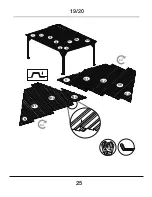 Preview for 25 page of Kozyard 12 Ft.x16 Ft. Alexander Hardtop Gazebo Assembly Manual