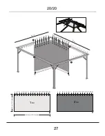 Preview for 27 page of Kozyard 12 Ft.x16 Ft. Alexander Hardtop Gazebo Assembly Manual