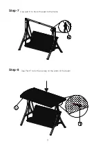 Предварительный просмотр 7 страницы Kozyard Brenda Swing Chair Assembly Manual