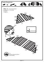 Предварительный просмотр 17 страницы Kozyard KMAHG1012 Assembly Manual