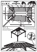 Предварительный просмотр 18 страницы Kozyard KMAHG1012 Assembly Manual