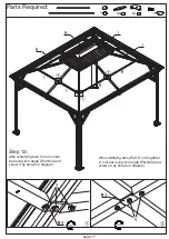 Предварительный просмотр 19 страницы Kozyard KMAHG1012 Assembly Manual