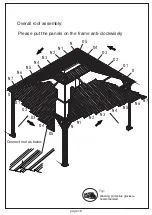 Предварительный просмотр 21 страницы Kozyard KMAHG1012 Assembly Manual