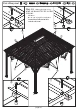 Предварительный просмотр 22 страницы Kozyard KMAHG1012 Assembly Manual