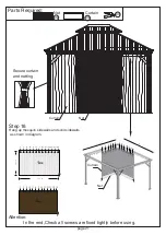 Предварительный просмотр 23 страницы Kozyard KMAHG1012 Assembly Manual