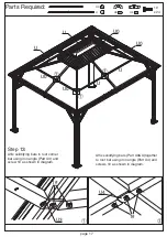 Preview for 19 page of Kozyard KZAHG1012GRA Assembly Manual