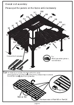 Preview for 22 page of Kozyard KZAHG1012GRA Assembly Manual