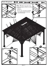 Preview for 23 page of Kozyard KZAHG1012GRA Assembly Manual