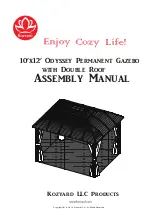 Предварительный просмотр 1 страницы Kozyard Odessey Assembly Manual