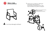 Preview for 3 page of Kozyard Outdoor 4pcs Conversation Set KZF601GR Assembly Instructions Manual