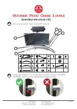 Preview for 1 page of Kozyard Outdoor Patio Chaise Lounge Assembly Instructions