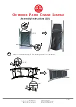 Предварительный просмотр 3 страницы Kozyard Outdoor Patio Chaise Lounge Assembly Instructions