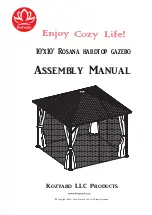 Kozyard Rosana Assembly Manual preview