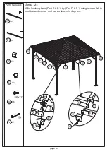 Предварительный просмотр 12 страницы Kozyard Rosana Assembly Manual