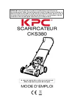 Preview for 7 page of KPC CKS380 Operating Instructions Manual